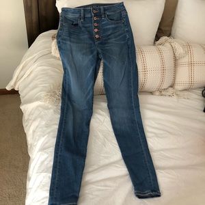 American Eagle Super High Rise Jegging